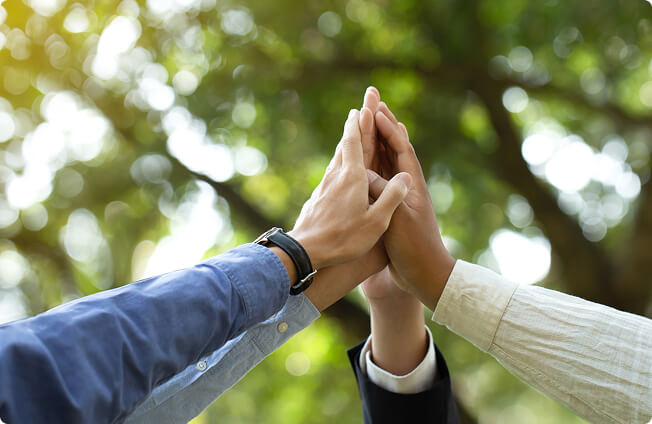 社会的責任を果たすインフラ支援のイメージ画像